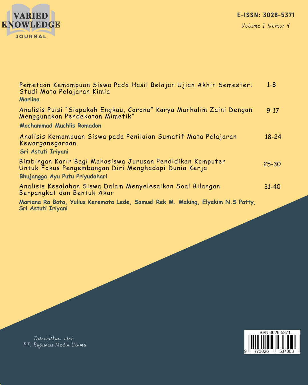 					View Vol. 1 No. 4 (2024): Mei
				